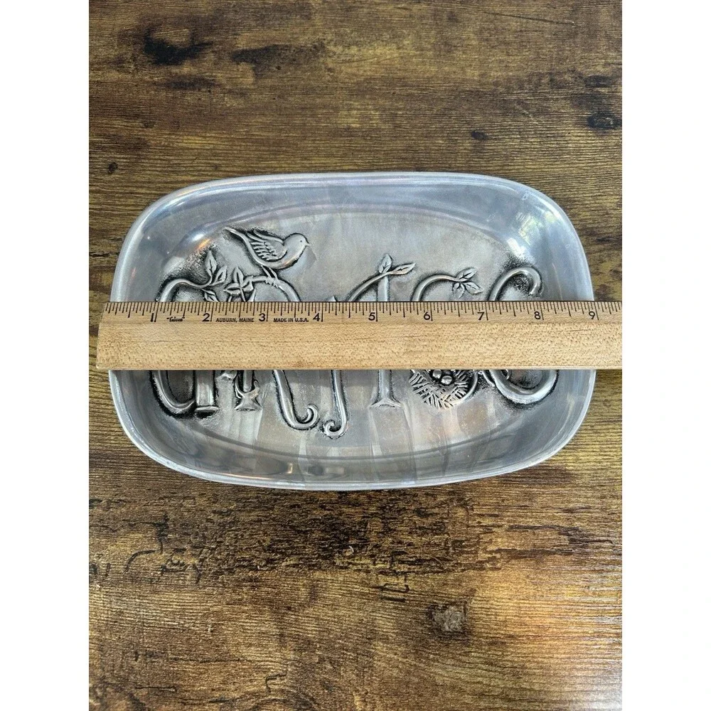 Susan Winget Grace Birdhouse Nest Pewter Trinket Dish Wilton Armetale Decor